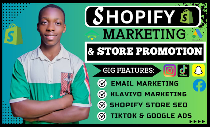 Gig Preview - Promote shopify store, shopify marketing, boost shopify sales or sales funnel