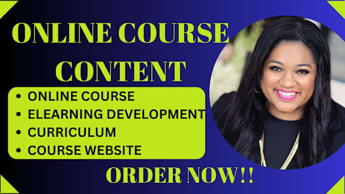 Bestseller - prepare online course content elearning curriculum, workbook and website design