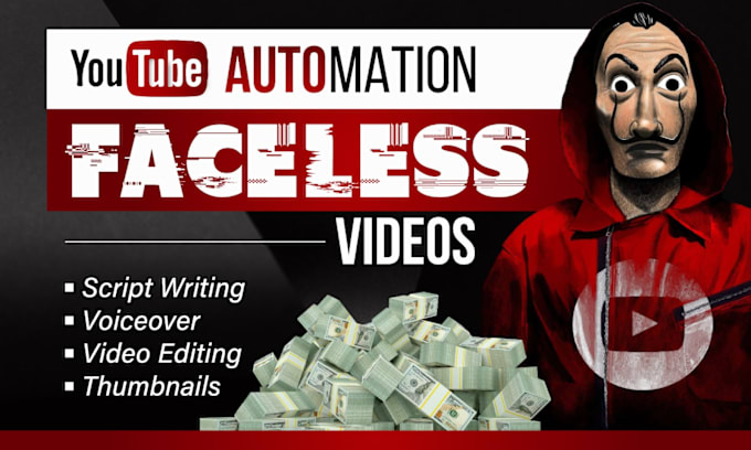 Gig Preview - Setup youtube automation channel and create cash cow videos for cash cow channel