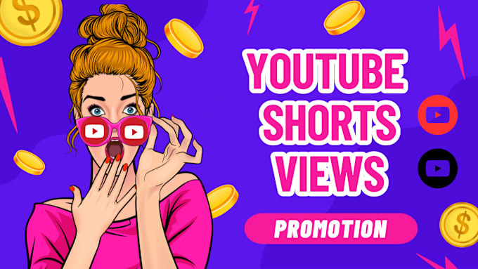 Gig Preview - Do youtube shorts views promotion to large audience