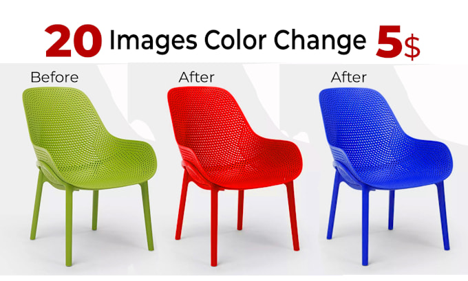 Gig Preview - Professional photoshop color change and quick recolor services