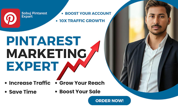 Gig Preview - Be your pinterest marketing manager to boost your traffic