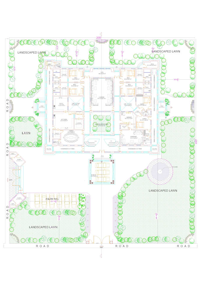 Gig Preview - Do architecture 2d floor plan interior drawings using autocad