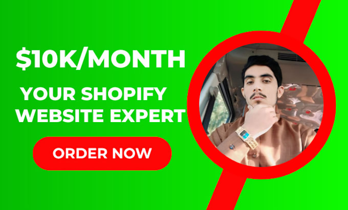 Gig Preview - Build profitable shopify store design or shopify shopify store design