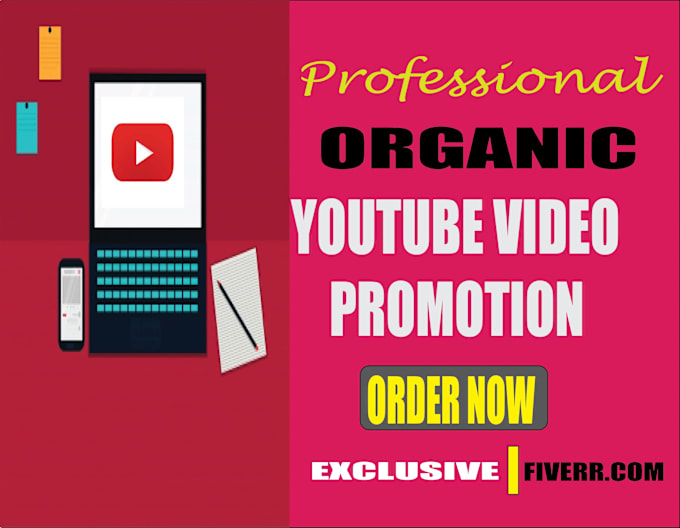 Gig Preview - Organic youtube videos and channel promotion for monetization