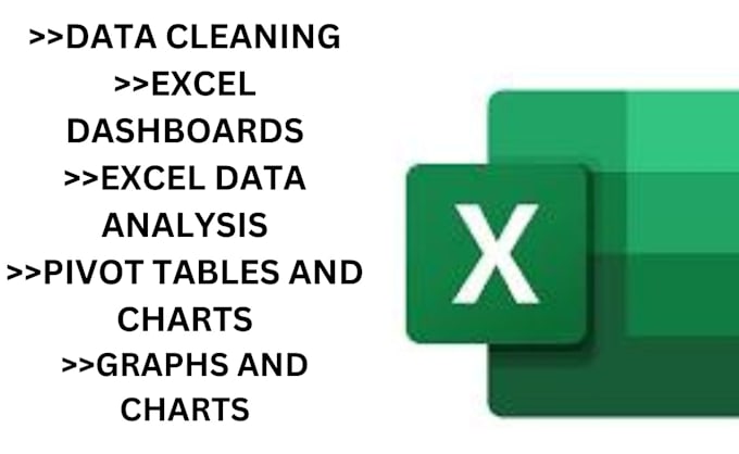 Gig Preview - Make graphs and charts, pivot tables, and data analysis