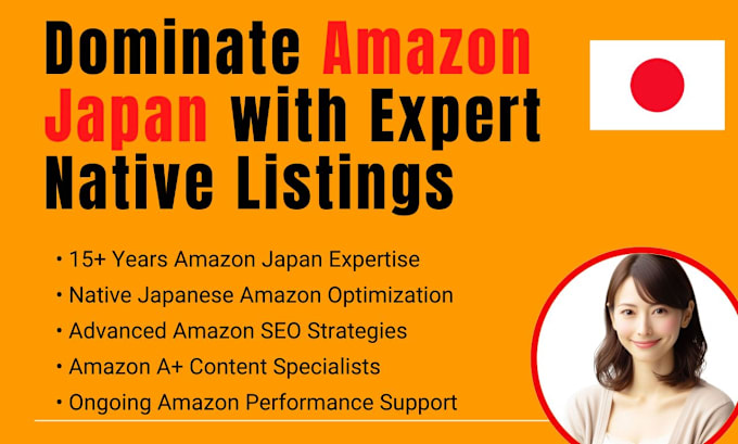 Gig Preview - Create expert japanese amazon listings with SEO translation and writing services