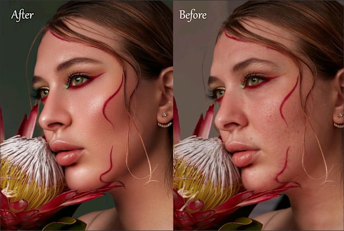 Gig Preview - Do high end skin retouching, beauty, headshot and portrait retouching