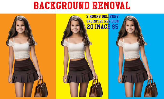 Gig Preview - Do image background removal and photoshop editing