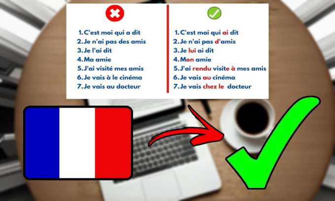 Gig Preview - Proofread and edit your french document within 24 hours