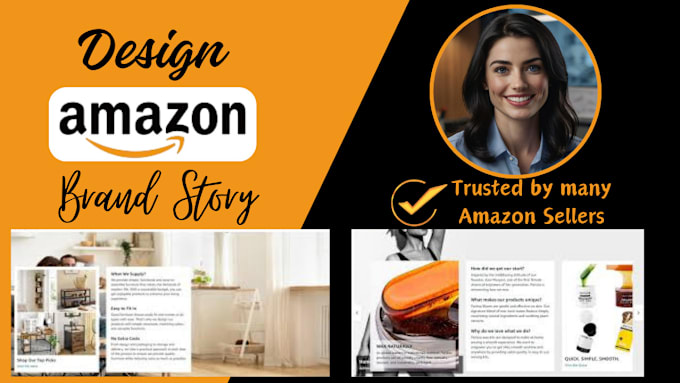 Gig Preview - Design professional amazon brand story for a plus content