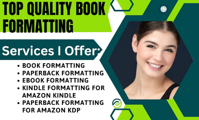 Gig Preview - Do your  book formatting, paperback formatting, ebook formatting for amazon kdp