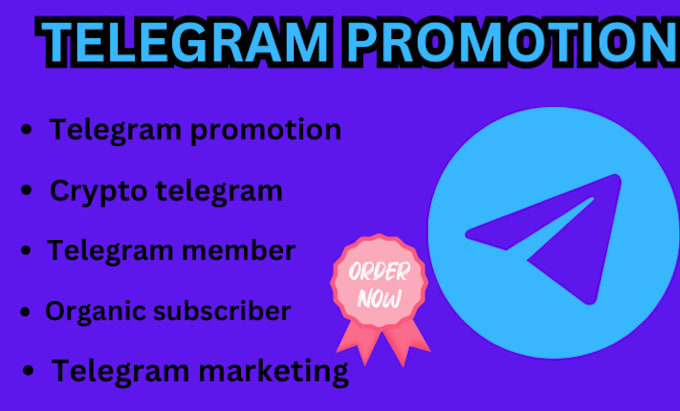 Gig Preview - Be your telegram chatter, discord, promotion, telegram community manager