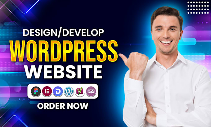 Gig Preview - Design website and develop wordpress website