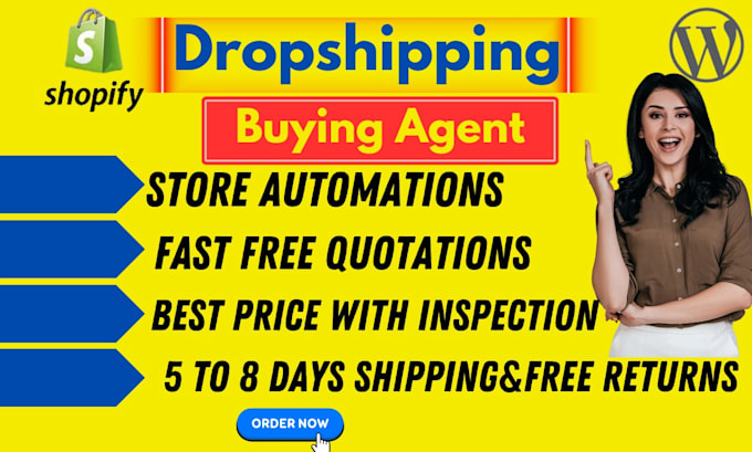 Bestseller - be your professional shopify dropshipping and buying agent on shopify store