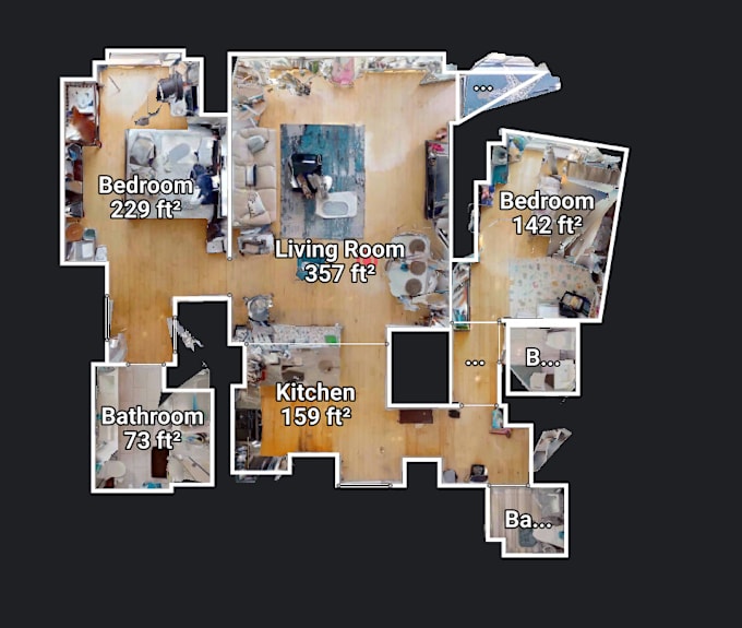 Bestseller - create a 3d virtual tour and a schematic floor plan of your space