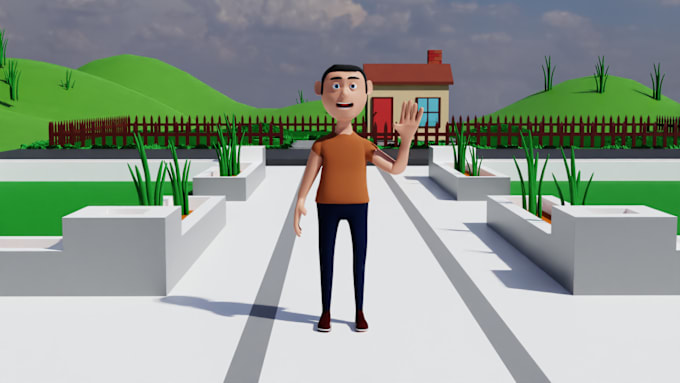 Gig Preview - Create and rigg 3d characters and cartoon models in blender