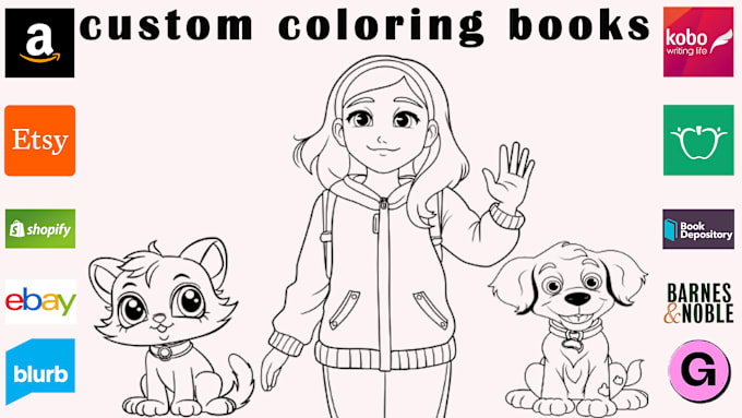 Bestseller - create custom coloring books tailored to your  preferences