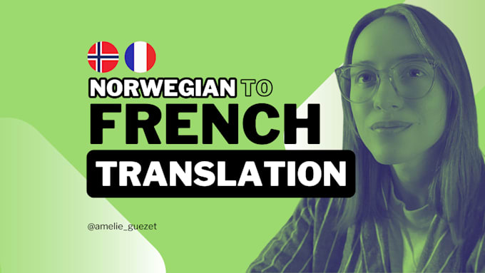 Gig Preview - Translate from norwegian to french