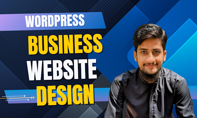 Gig Preview - Build wordpress business website design or redesign with elementor pro