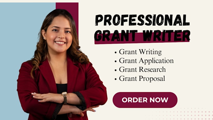 Gig Preview - Research, grant proposal writing, grant writing