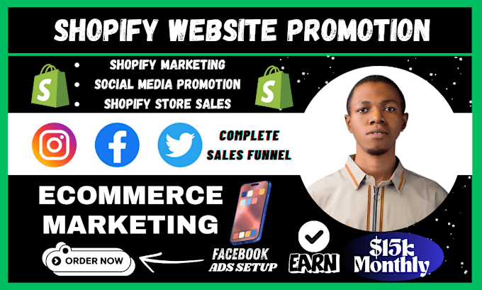 Gig Preview - Boost shopify sales or shopify promotion, shopify store marketing sales funnel