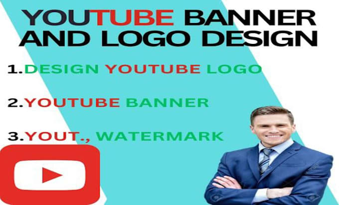 Bestseller - create a unique, exceptional, and expert youtube banner and logo