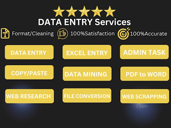 Gig Preview - Do excel data cleaning data entry