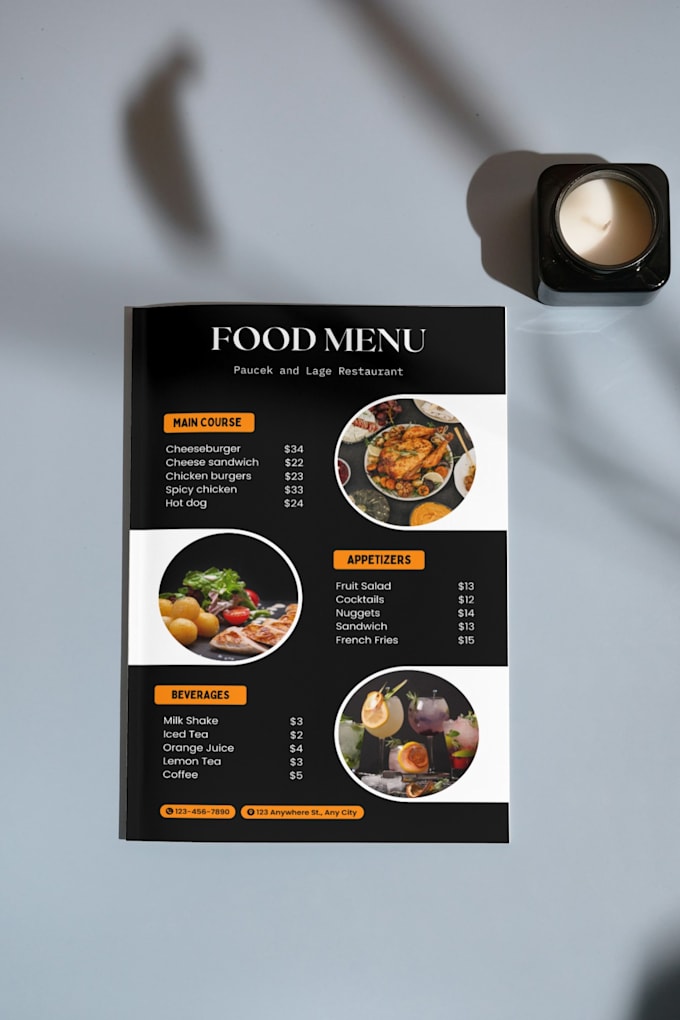 Gig Preview - Design food menu ,bar menu ,restaurant menu and digital menu