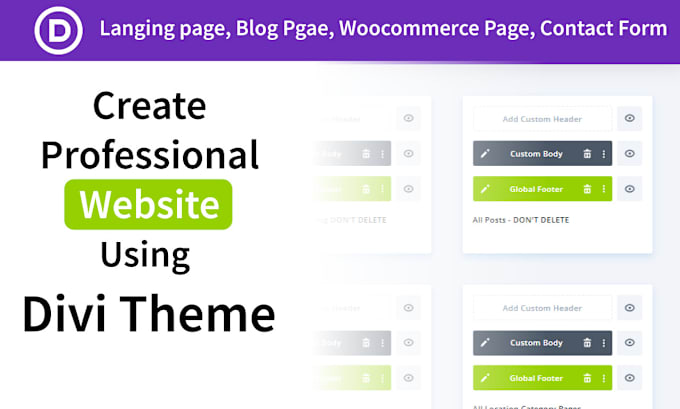 Bestseller - do divi theme customization wordpress website design expert