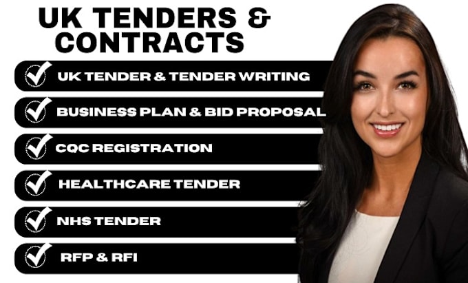 Gig Preview - Win UK tenders, government contract, bid proposals, rfp, rfi