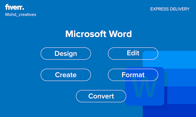 Gig Preview - Edit or format word documents