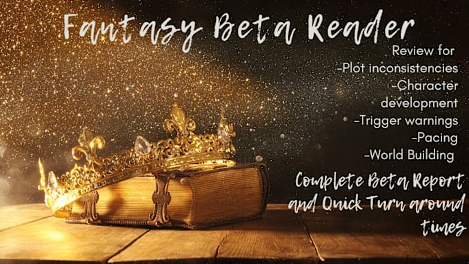 Gig Preview - Beta read your fantasy novel