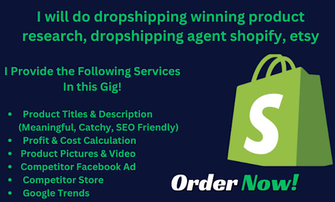 Bestseller - do dropshipping winning product research, dropshipping agent shopify, etsy