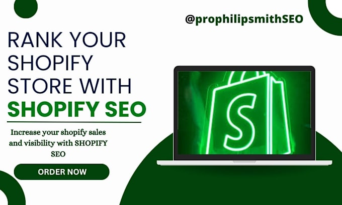 Gig Preview - Be your shopify SEO expert to rank your shopify website and wordpress