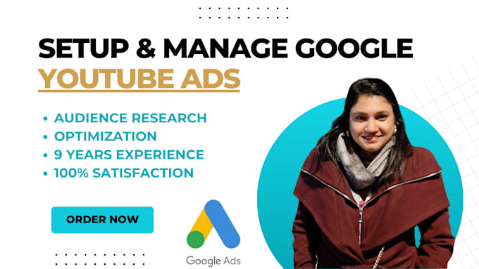 Gig Preview - Setup manage and optimize your youtube ads campaigns