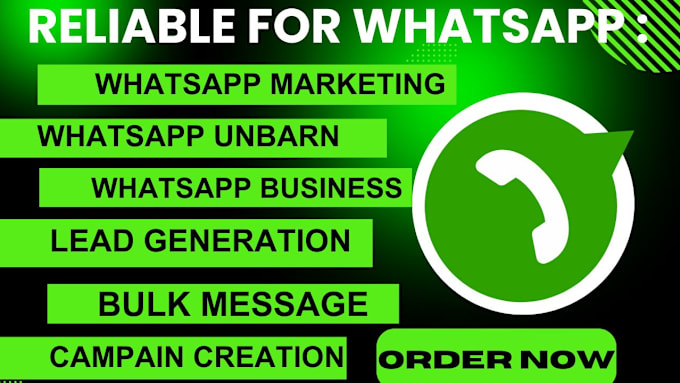 Gig Preview - Send whatsapp bulk messages, unban channel promotion, email marketing campaign