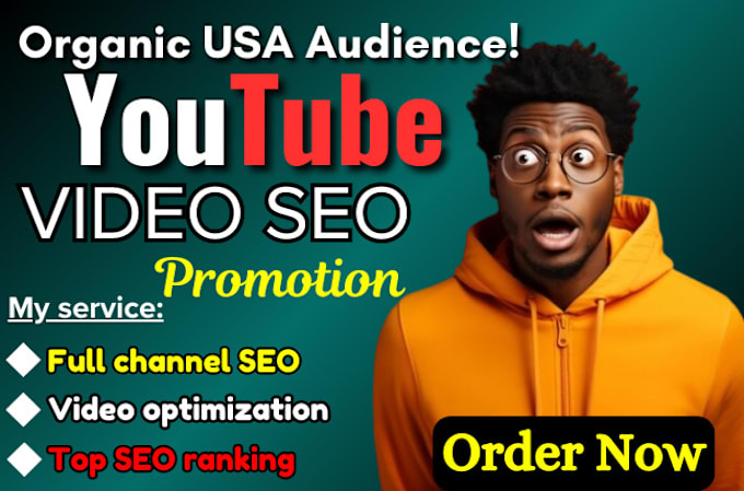 Gig Preview - Do best youtube video SEO expert competitor research, channel growth manager