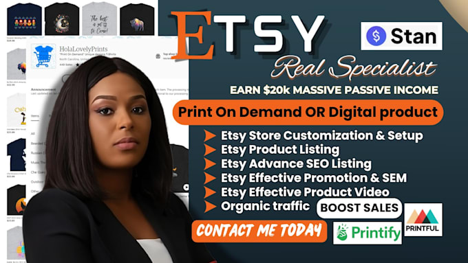 Bestseller - do etsy shop setup, etsy seo listing or etsy digital product, etsy promotion,