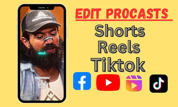 Gig Preview - Edit you reels, tiktoks and shorts just like alex hormozi