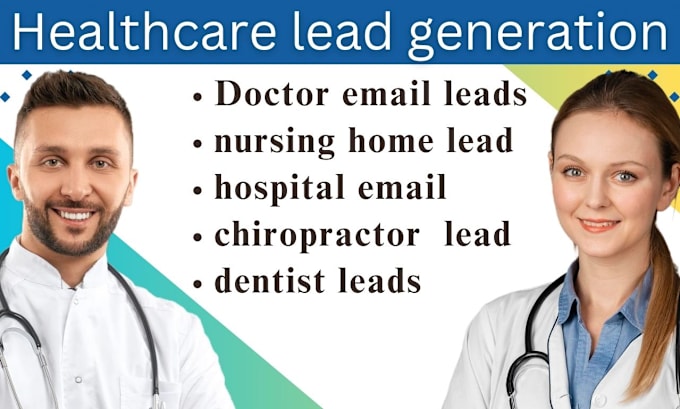 Gig Preview - Do doctor dentist hospital physician email list lead generation