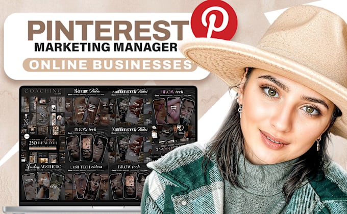 Gig Preview - Be your pinterest content creator marketing manager to design pins