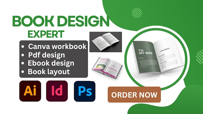 Gig Preview - Format, design workbook pdf ebook lead magnet journal design for kdp amazon kdp