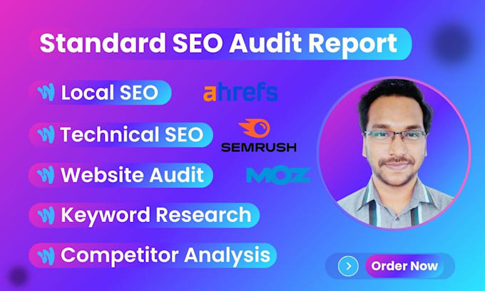 Gig Preview - Provide standard SEO audit report and competitor analysis