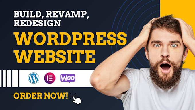 Gig Preview - Design, redesign a responsive wordpress website or ecommerce store