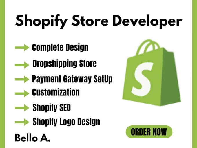 Bestseller - create a professional shopify store for your business