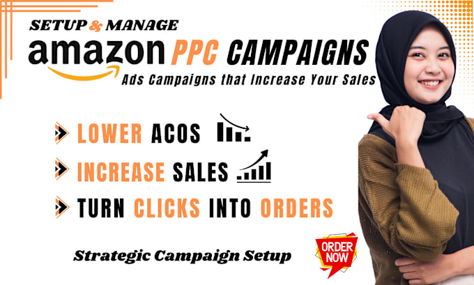 Gig Preview - Set up and optimize amazon PPC ads campaigns and amazon fba advertising campaign