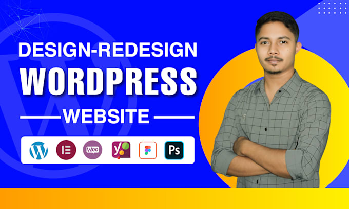 Gig Preview - Build wordpress website development, design, redesign, clone, wordpress website