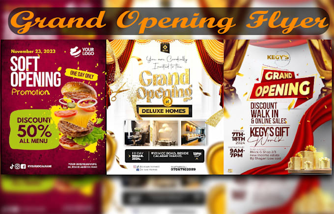 Gig Preview - Design grand opening flyer, credit repair, summer camp,  and birthday flyer