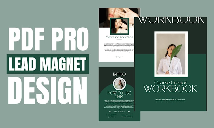 Gig Preview - Design your ebook, PDF, lead magnet, workbook, worksheet, and any checklist